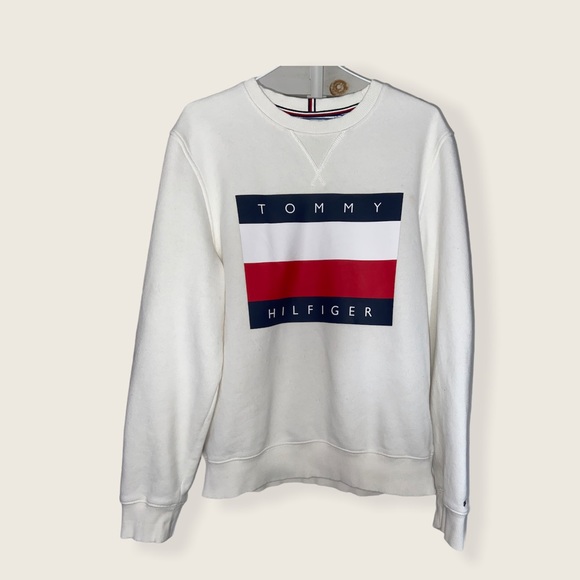 White Tommy Hilfiger Crewneck - Picture 3 of 3